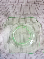 Set of 11 Vintage Cambridge Glass Green Depression Glass Salad Plates