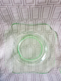 Set of 11 Vintage Cambridge Glass Green Depression Glass Salad Plates