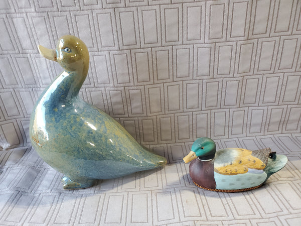 Pair of Duck Figurines