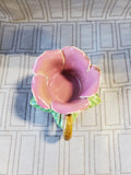 Ceramic Flower Candle Holder with Yankee Candle Sampler Candle