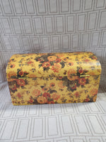 Floral Dome Lid Trinket Box