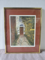 Signed and Numbered Front Gate and Door Print by Mary Lou Bantel