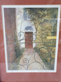 Signed and Numbered Front Gate and Door Print by Mary Lou Bantel