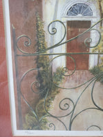 Signed and Numbered Front Gate and Door Print by Mary Lou Bantel