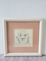 C'est Bon Sheep Print