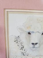 C'est Bon Sheep Print