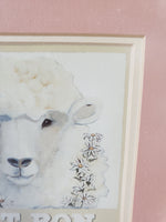 C'est Bon Sheep Print