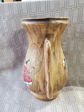 Hand Made in Israel Pottery Vase