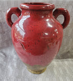 Southern Living at Home Red Double Handled Vase