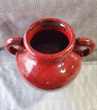 Southern Living at Home Red Double Handled Vase