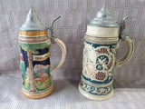 Pair of German Beer Steins