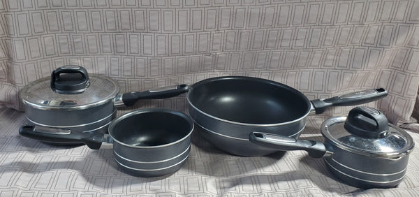 Lot of 4 T-Fal Sauce Pans