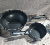 Lot of 4 T-Fal Sauce Pans