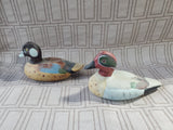 Pair of Ceramic Decoy Ducks