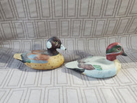 Pair of Ceramic Decoy Ducks