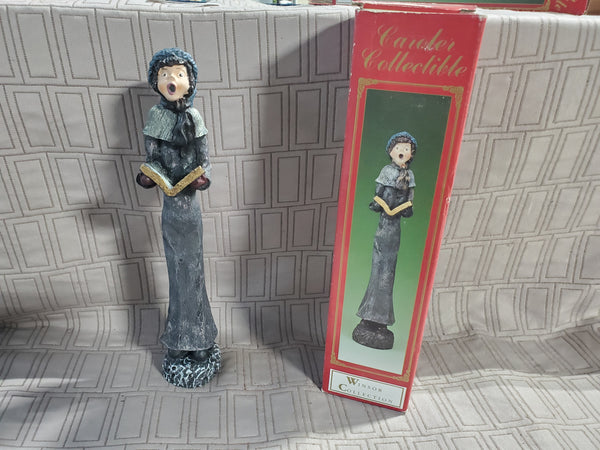 (A) Vintage Winsor Collection Caroler Collectible Figurine