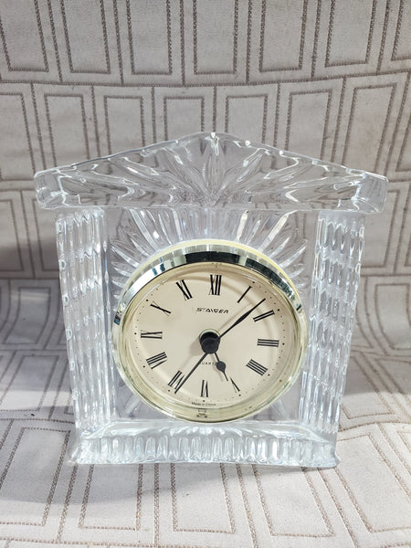 Staiger Crystal Desk Clock WORKS