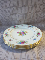 Set of 4 Lenox Rose Dinner Plates