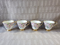 8 Piece Taylor & Kent Teacup and Saucer Set