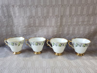 8 Piece Taylor & Kent Teacup and Saucer Set