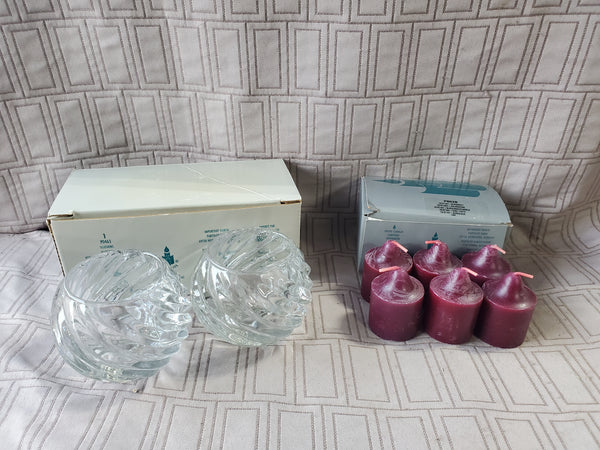 Pair of Partylite Candle Votives with Candles