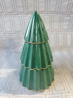 Ceramic Christmas Tree Candle