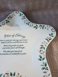 Vintage Pfaltzgraff "Winterberry" Cookie Tray