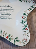 Vintage Pfaltzgraff "Winterberry" Cookie Tray