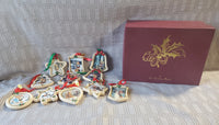 11 Piece Set of Hummel Christmas Ornaments