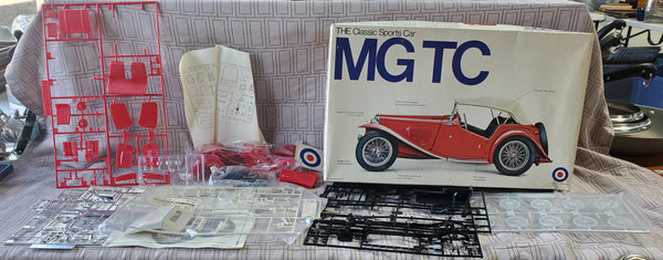 MG TC The Classic Sports Car Model Kit APPEARS UNUSED