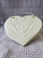 Metal Shabby Chic Heart Wall Pocket