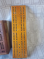 (A) Pair of Cribbage Boards