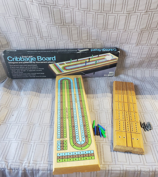 (F) Pair of Cribbage Boards