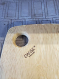 (A) Small Dansk Square Wooden Cutting Board