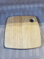 (A) Small Dansk Square Wooden Cutting Board