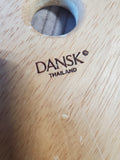 (A) Small Dansk Square Wooden Cutting Board