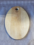 (B) Small Dansk Oval Wooden Cutting Board