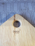 (C) Small Dansk Teardrop Wooden Cutting Board