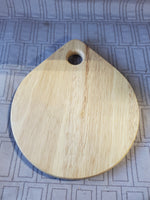 (C) Small Dansk Teardrop Wooden Cutting Board