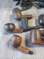 Large Lot of Disassembled Tobacco Pipes AS IS—**READ DESCRIPTION