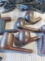 Large Lot of Disassembled Tobacco Pipes AS IS—**READ DESCRIPTION