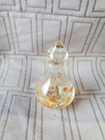 (A) Hand Blown Glass Perfume Bottle