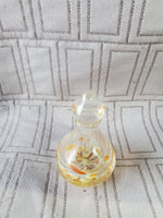 (A) Hand Blown Glass Perfume Bottle