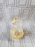 (A) Hand Blown Glass Perfume Bottle