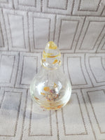 (B) Hand Blown Glass Perfume Bottle