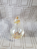 (B) Hand Blown Glass Perfume Bottle