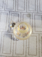 (B) Hand Blown Glass Perfume Bottle