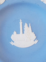 (A) Pair of Wedgwood Blue Jasperware Small Plates