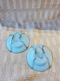 (A) Pair of Wedgwood Blue Jasperware Small Plates