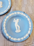 (B) Pair of Wedgwood Blue Jasperware Small Plates